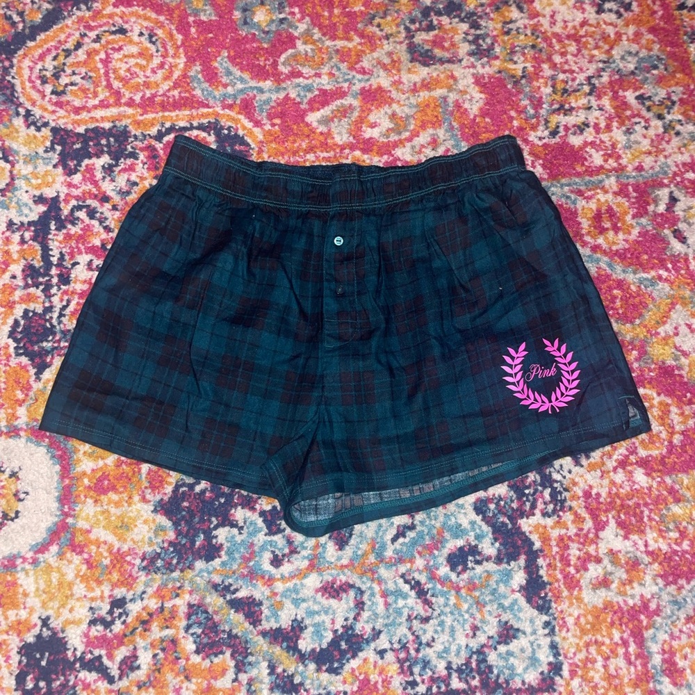 Victoria’s Secret PINK Boxer Pajama Shorts Size Small